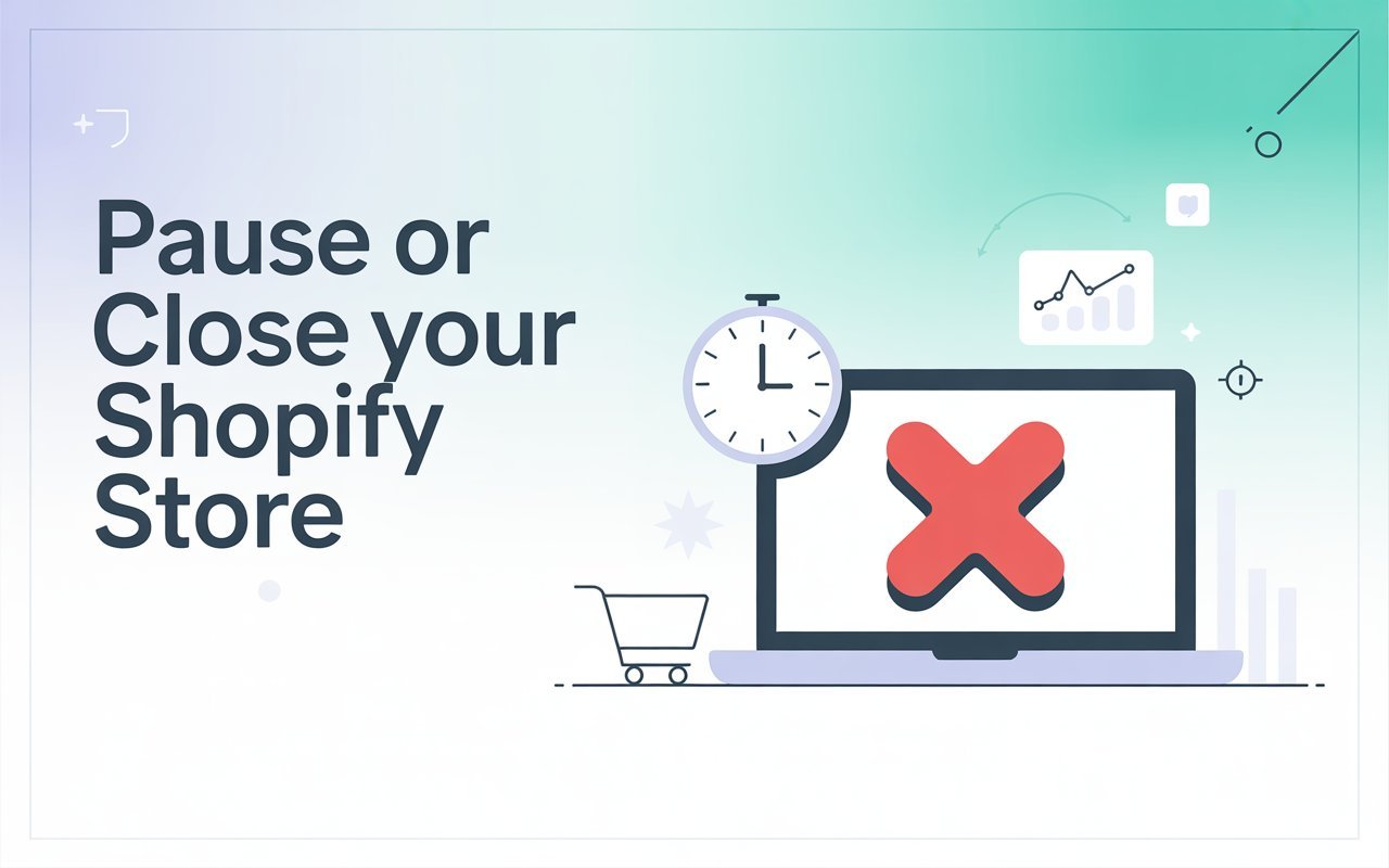 Pause or Close Your Shopify Store